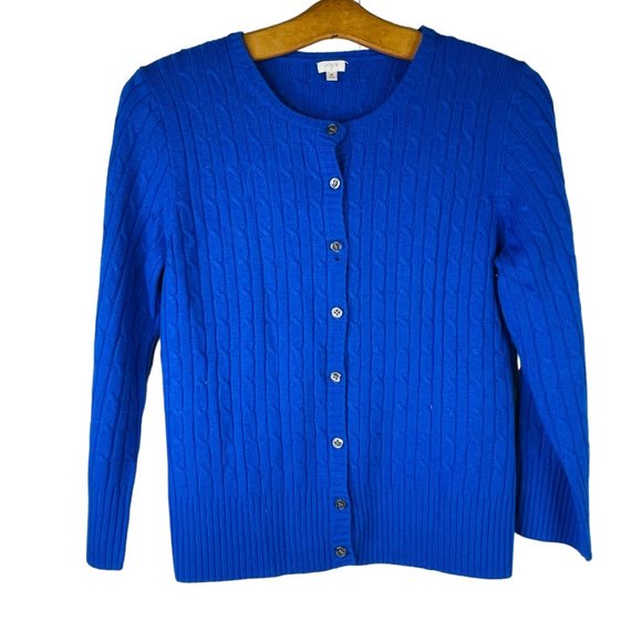 J. Crew Sweaters J Crew Cable Knit Cardigan Sweater Button Front